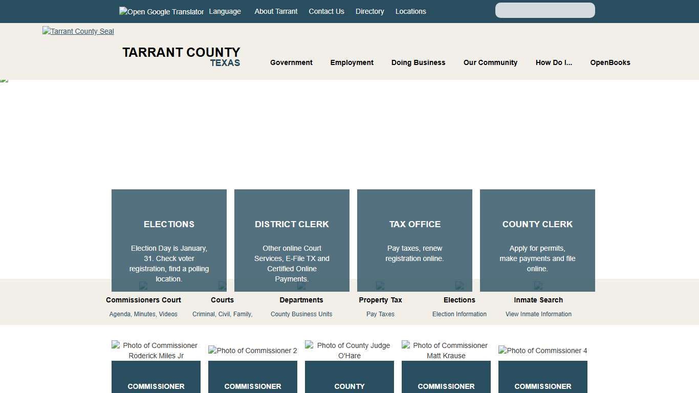 Tarrant County - Home